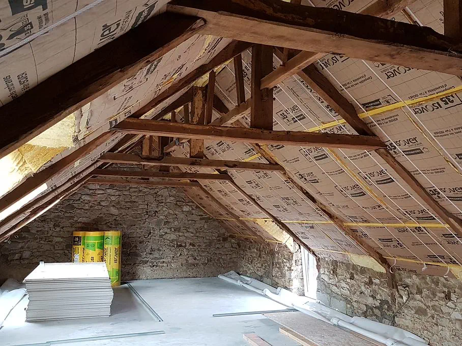 chantier Isolation rampants